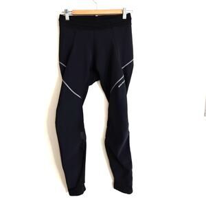 Bontrager Thermal Windproof Cycling Tights Black Fleece Size Medium